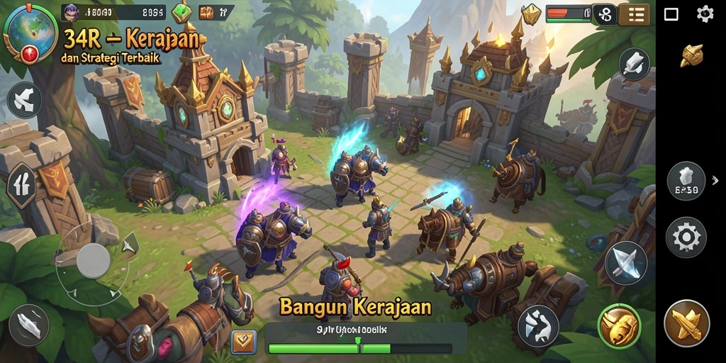 Gameplay 34R yang menarik dengan elemen strategi yang mendalam.