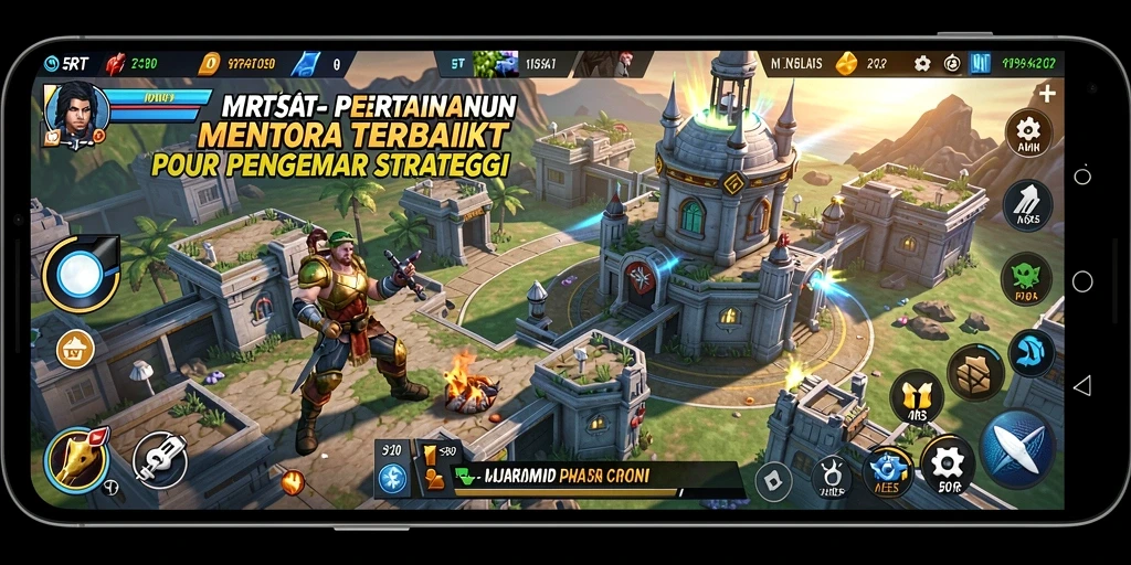 Tampilan menara yang beragam dan aksi seru dalam gameplay Tower Defense.
