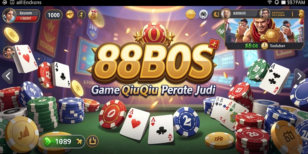 Screenshot gameplay QiuQiu dari 88BOS yang menggugah selera.