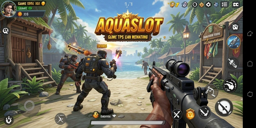Gameplay menegangkan dengan aksi TPS yang intens.