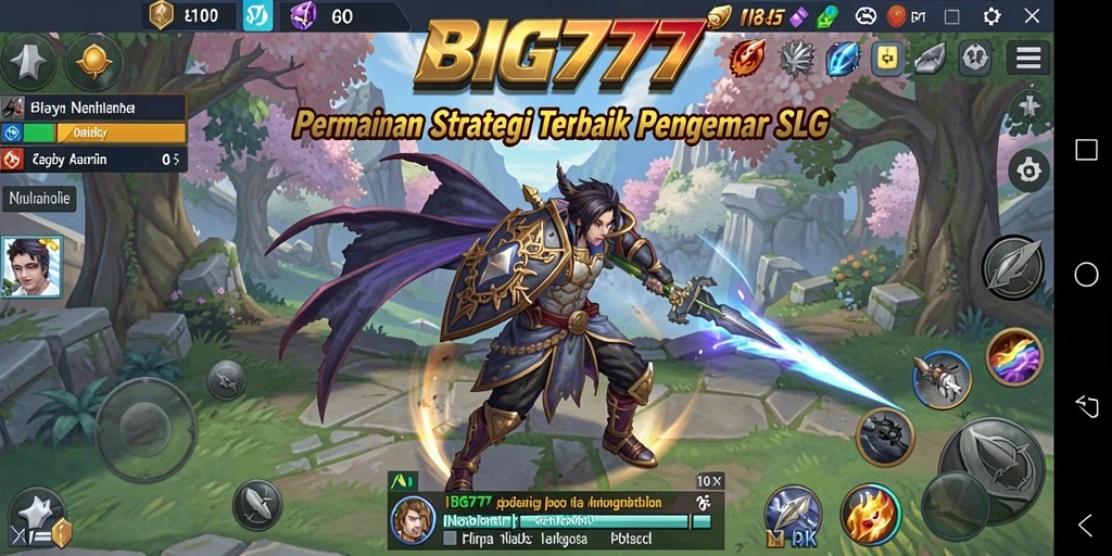 Tampilan tangkapan layar BIG777 yang menunjukkan gameplay SLG yang mendebarkan.