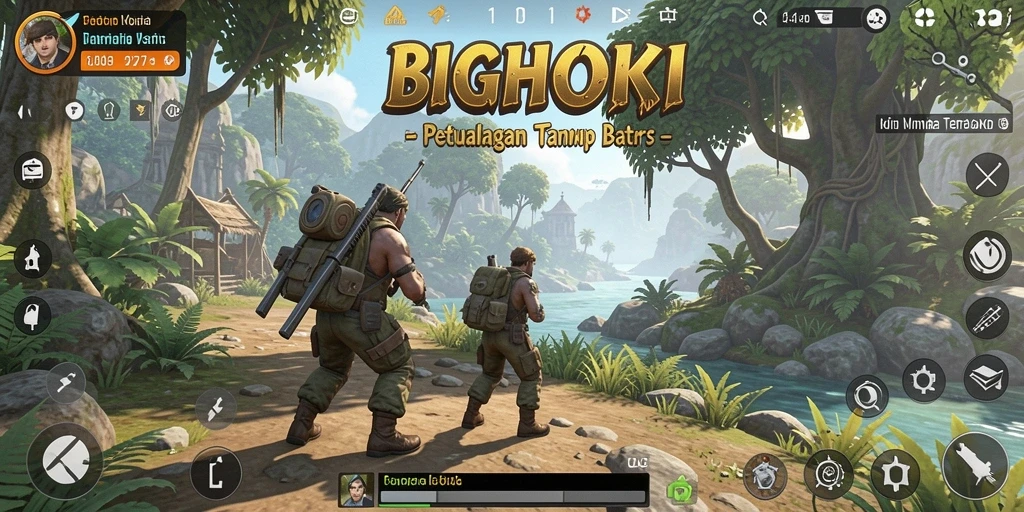 Gameplay seru dalam dunia luas BIGHOKI.