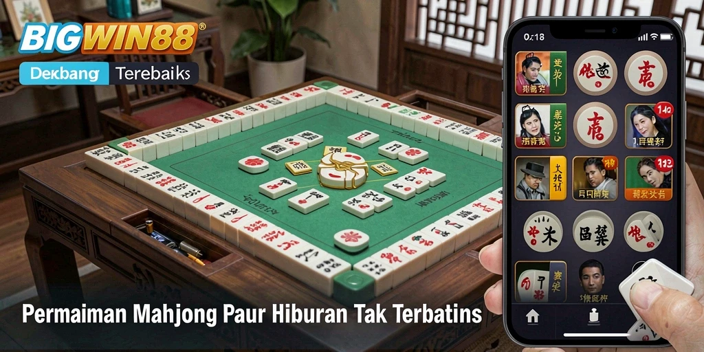 Tampilan gameplay Mahjong yang seru di BIGWIN88.