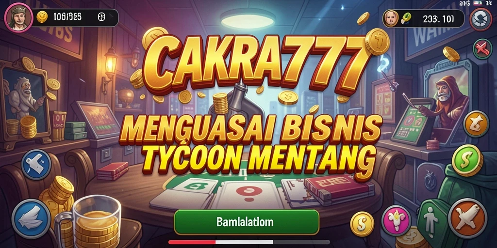 Tampilan gameplay CAKRA777 yang memikat dalam dunia Tycoon.