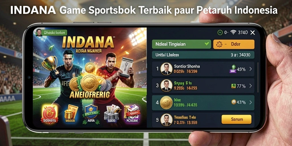 Screenshot gameplay <strong>INDAAA</strong> menampilkan interaksi taruhan olahraga yang seru.
