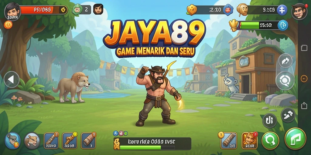 Screenshot utama JAYA89 menampilkan gameplay Idle yang seru dan adiktif.