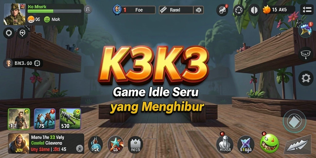 Gameplay mendebarkan di K3K3 dengan karakter unik dan strategi.