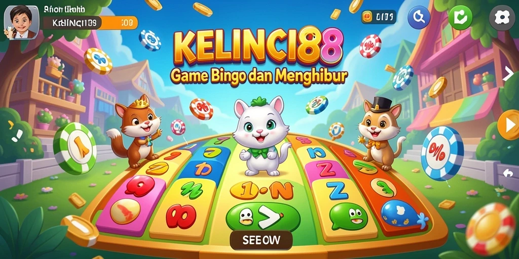 Tampilan gameplay KELINCI88 yang penuh warna dan mengasyikkan.