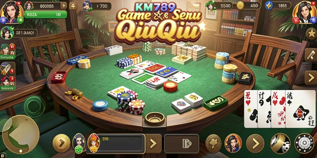 Tangkapan layar gameplay QiuQiu yang menarik dari KM789.