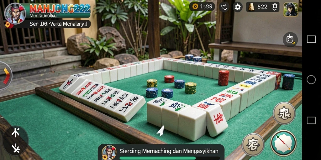 Tangkapan layar gameplay memancing yang mengasyikkan dari MAHJONG222.