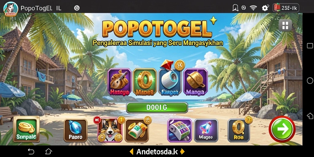 Screenshot gameplay <strong>POPOTOGEL</strong> yang menarik menampilkan dunia simulasi yang kompleks dan interaktif.