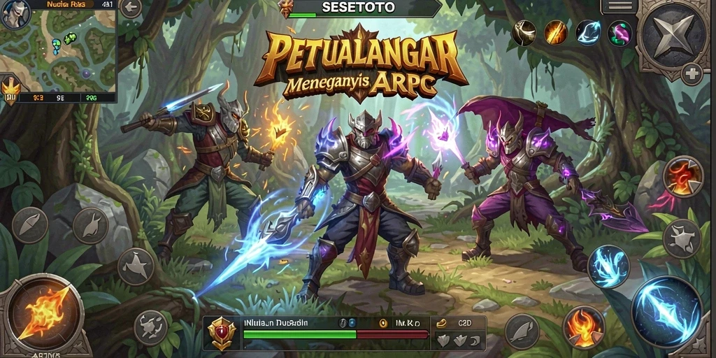 Tangkapan layar menunjukkan aksi pertarungan seru dalam SESETOTO.