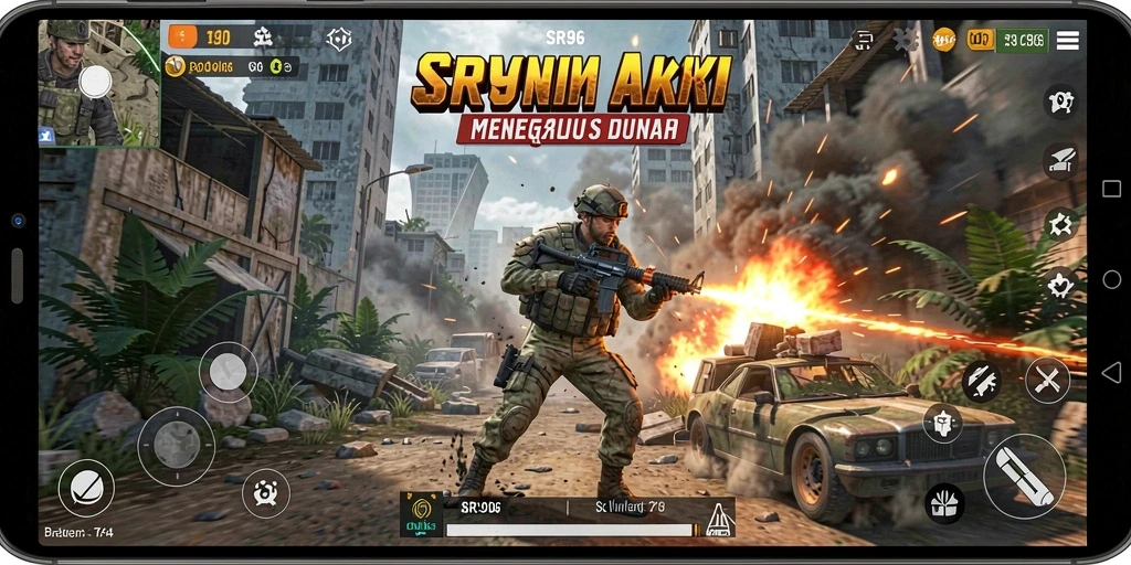 Tampilan gameplay seru dan grafis menawan di SR996.