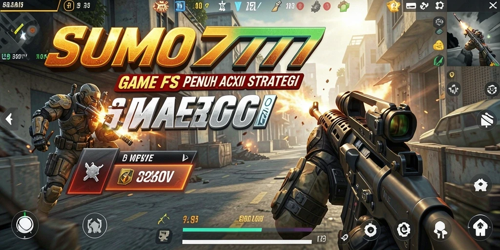 Tampilan gameplay menegangkan dalam <strong>SUMO777</strong> dengan aksi tembak-menembak yang cepat.